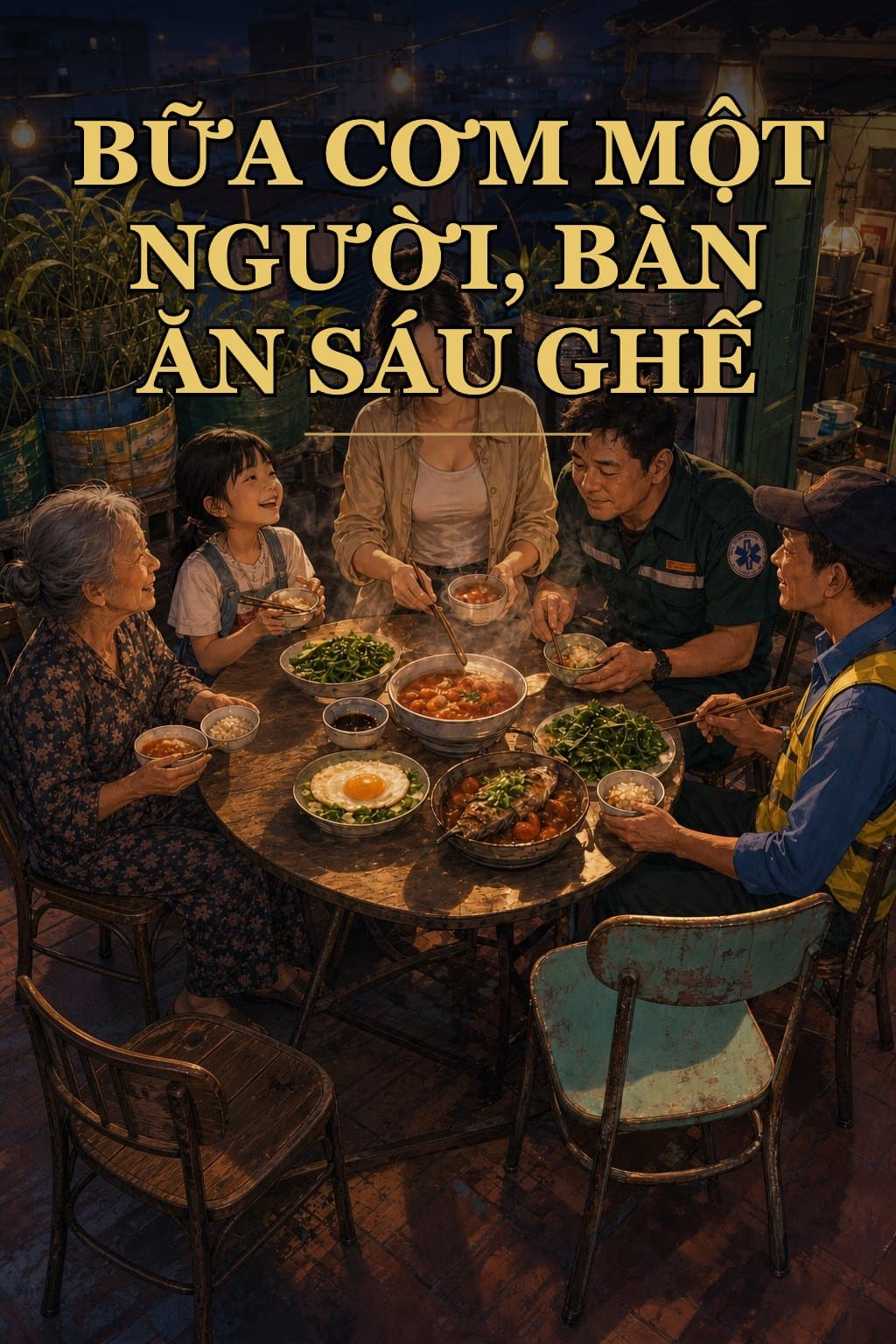 Bữa Cơm Một Người, Bàn Ăn Sáu Ghế
